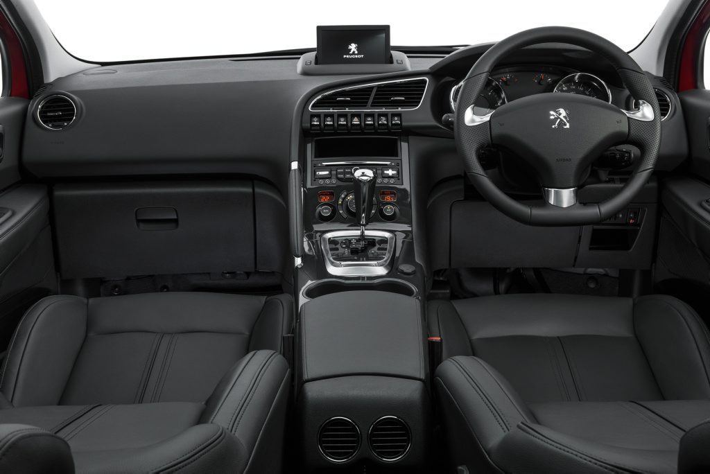Inside the Peugeot 3008. Inside the Peugeot 3008.